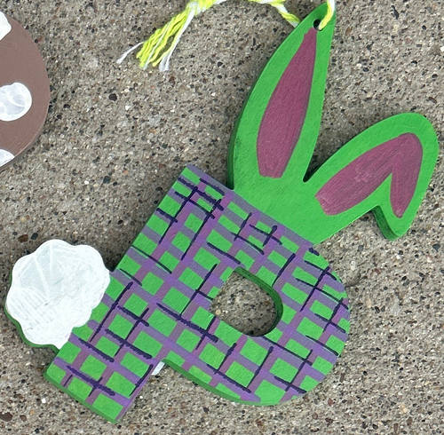 Bunny Alphabet Letter P