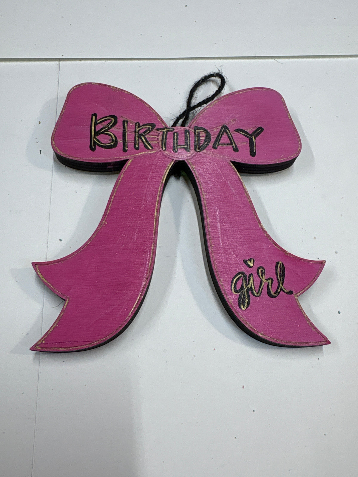 Small Birthday Bow  Sign