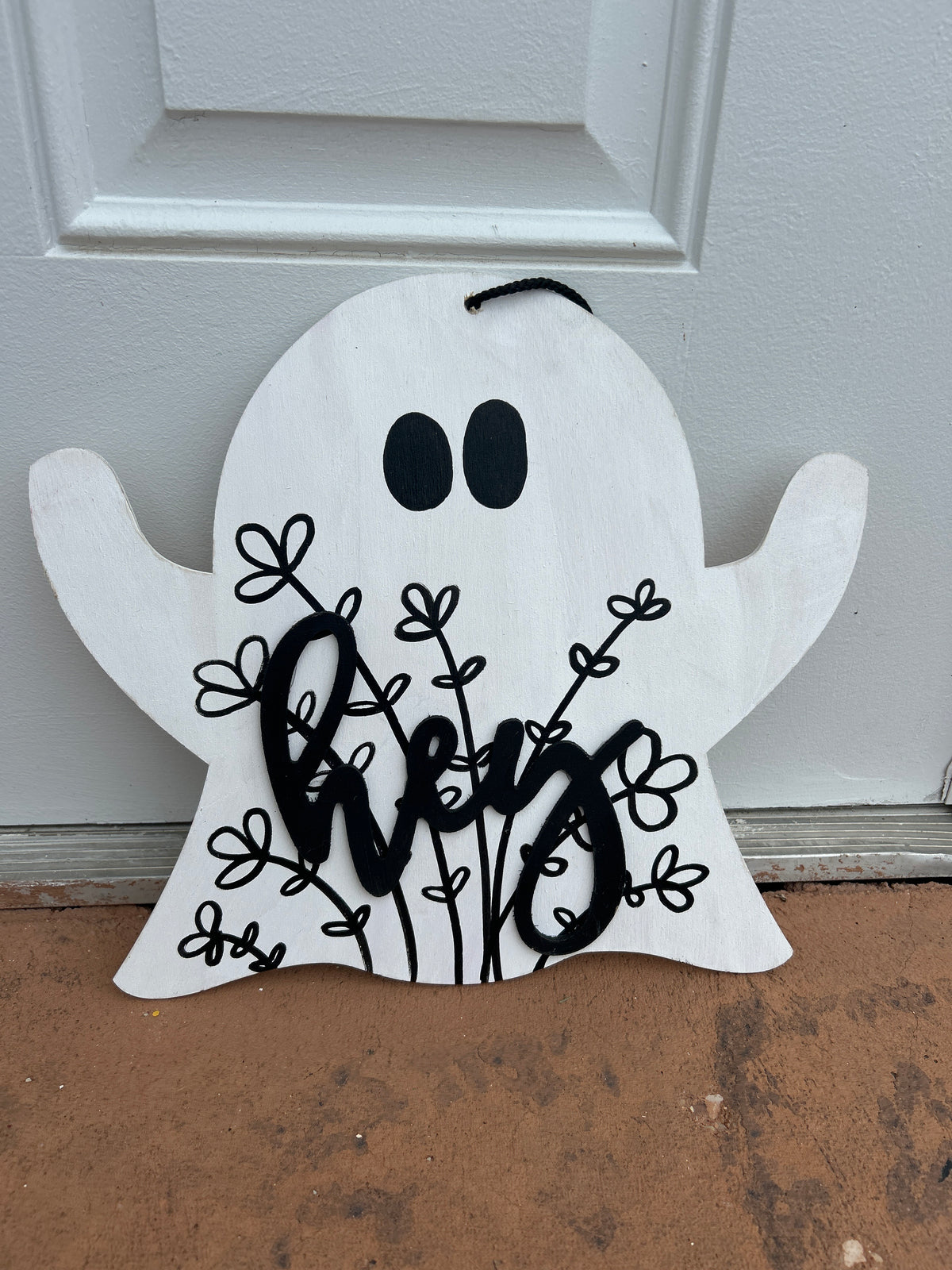 Small Ghost Door Sign