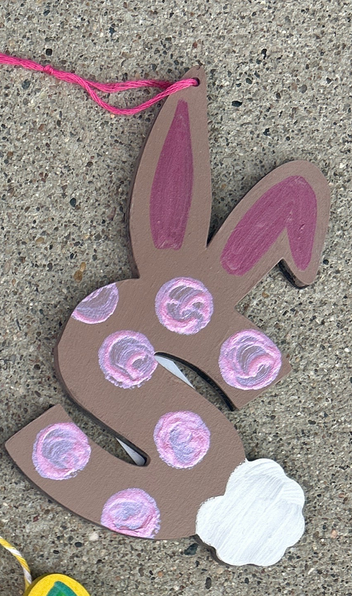 Bunny Alphabet Letter S